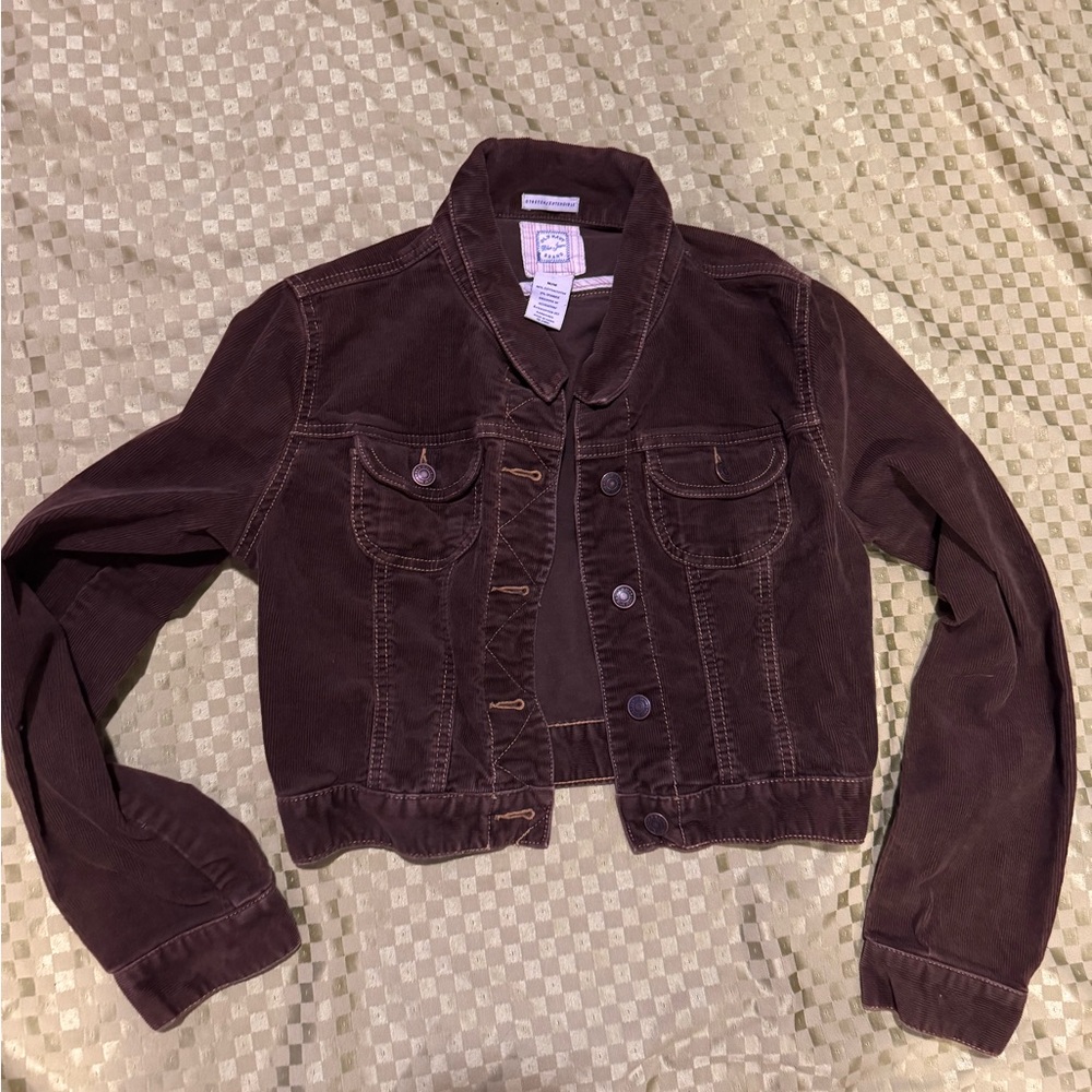 Corduroy Cropped Jacket